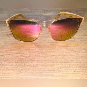 Stylish Pink and Gold Sunglasses